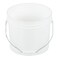 Vestil 2 Gal Open Head Pail with Steel Handle, White PAIL-2-PWS - alternate 3